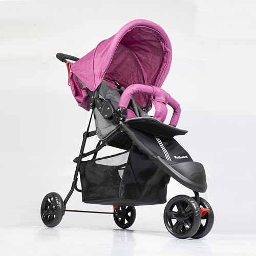 Carrinho De Bebê EasyGo Com Cesto 3 Rodas Até 15kg KaBaby - Rosa Carrinho De Bebê EasyGo Com Cesto 3 Rodas Até 15kg KaBaby - Rosa