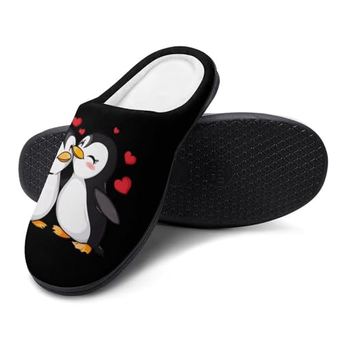 Love Cute Animal Penguins Womens Cotton Slippers Warm House Shoes for Indoor Outdoor4