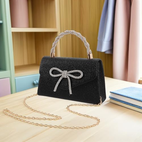 Pochette de soirée femme compacte, sac à main idéal pour un mariage