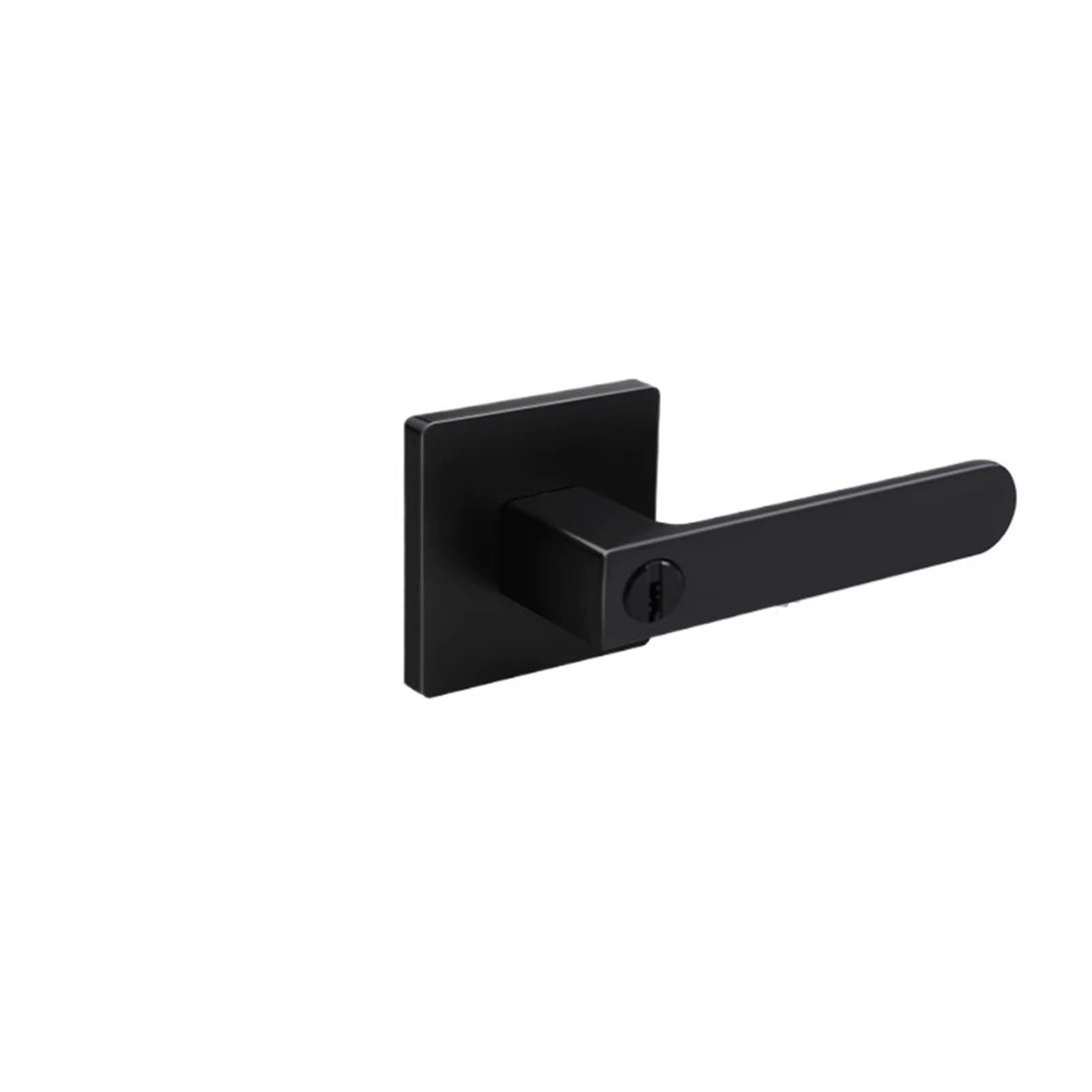 Yshiuol With Key-3 Door Handles Bathroom Three-Pole Lock With Red And Green Indicator Indoor Door Handle Single Tongue For Home And Office(With Key-3)