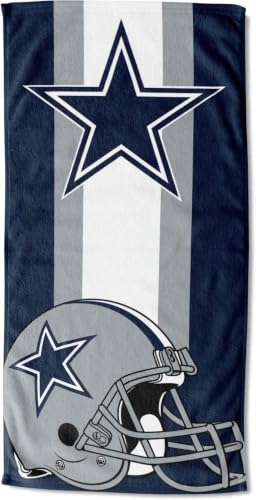 Image of NORTHWEST NFL Dallas Cowboys Unisex-Adult Beach Towel, 30 inch x 60 inch, Zone Read (Pack of 6)