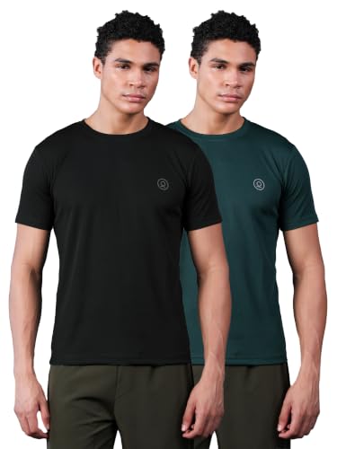Image of CHKOKKO Gym T Shirts for Men Workout Activewear Solid Quick Dry Sports Tshirt for man Breathable Lightweight Half Sleeve Regular Fit Round Neck Running Boys T Shirt