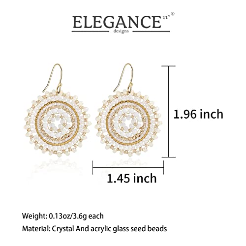 Colorful Summer Beaded Earrings For Women Crystals Glass Bead Dangle Drop Bohemia Earrings Statement Earrings For Women2