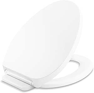 KOHLER K-28004-0 Drift ReadyLatch Quiet Close Elongated Toilet Seat ...