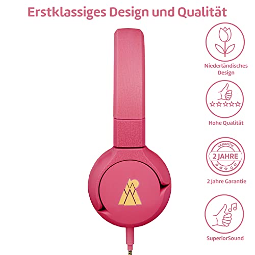 POGS Kopfhörer Kinder mit Kabel | The Elephant | Faltbare robuste Kinder Kopfhörer ab 3 Jahren mit Lautstärkeregler… - Image 4