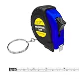 Double échelle et ruban flexible : métriques claires et marquages sur un ruban souple et flexible qui résiste aux plis et fournit des mesures lisibles pour les cm et les pouces.
