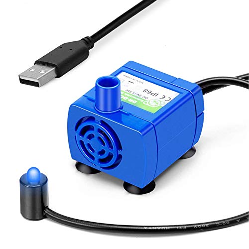 Bomba de repuesto para fuente de agua para gatos 2.5L USB miniatura 1
