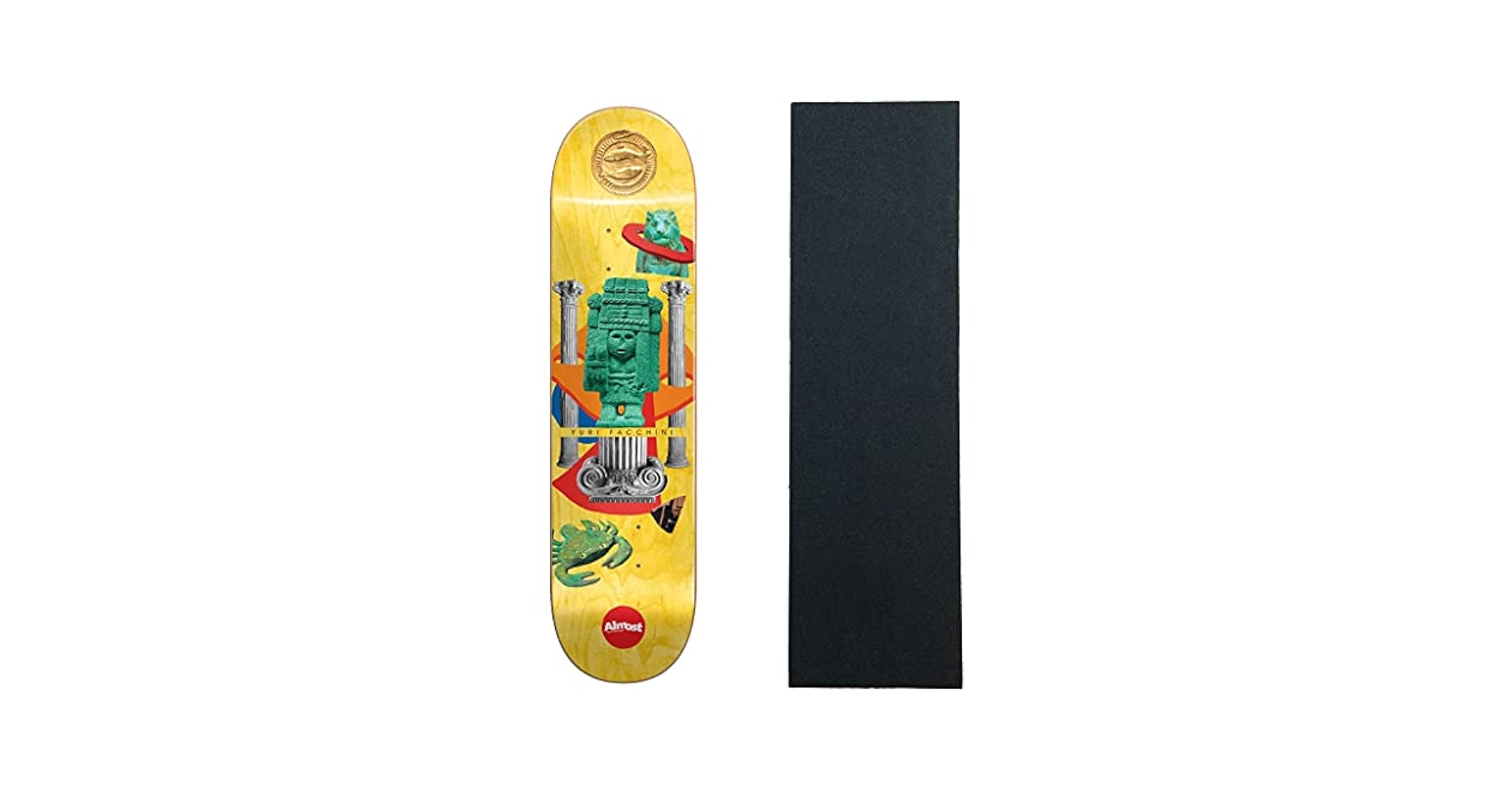 Amazon | Almost スケートボードデッキ Yuri Faccini Relics