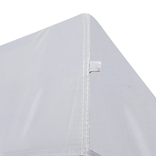 Outdoor Basic 10 x 10 ft Pop-Up Canopy Tent Gazebo for Beach Tailgating Party White