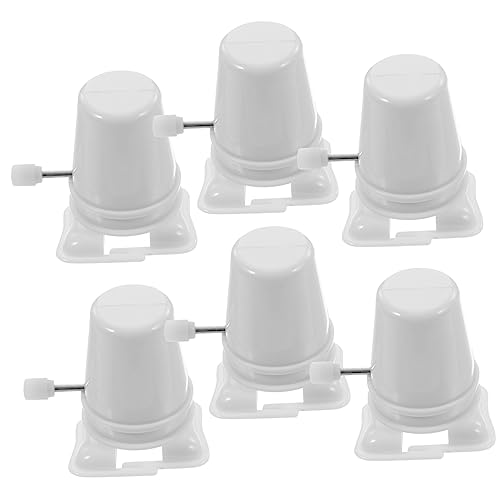 6pcs Clockwork Legged Robot Toy Clockwork DIY Movement School Supply Stocking Stuffers Kids Toys Kids Clockwork Toys DIY Material Toys for Kid Plastic Part White Child Slush