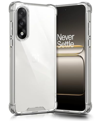 Image of WOW IMAGINE Clear Back Cover Case for 1+ OnePlus Nord 5 | Shockproof Soft TPU Case | Cushioned Edges for Ultimate Protection Back Cover Case - Transparent