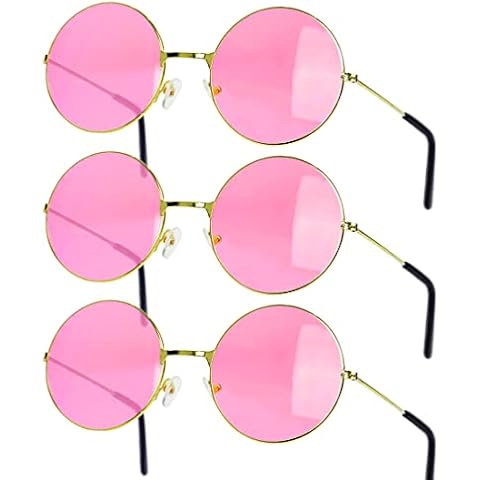 Aurasky 3 Pares Gafas de Sol Redonda Cover