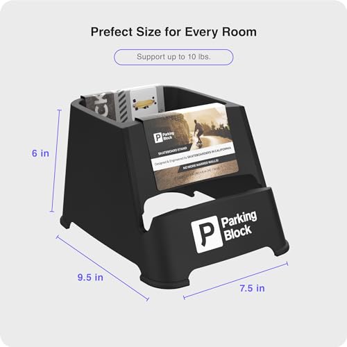 image for Parking Block Skateboard Holder floor Durable Space-Saving stand for S