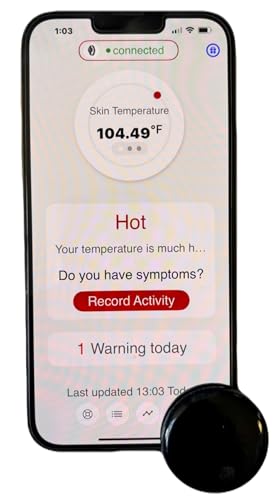 Infant Baby Thermometer Continuous and Rechargeable Smart Wearable Temperature Monitor