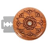 jojofuny Brotmesser Satz mit Austauschbaren Klingen Brotschneider und Teigschneider aus Holz Rostfrei Leicht und Verschleißfest Backwerkzeug für Präzises Brot und Gebäckschneiden