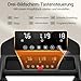 3-in-1 Foldable Treadmill with 14% Incline, Folding Treadmill 12KM/H for Home, 3HP Electric Running Machine, 180KG Capacity Quiet Running Machine for Office Gym, 3 Screen Display & 12 Programs