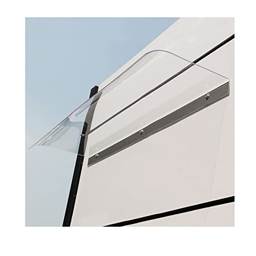 Auvent de porte de fenêtre pour toit de terrasse et abri de pluie transparent