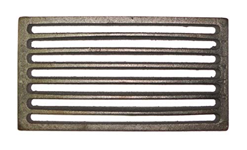 Griglia in ghisa per stufa e caminetto caduta cenere 148 x 275 mm. - K6849