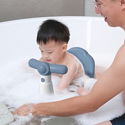 Baoblaze Baby Bath Seat, Baby Bathtub Seat Chair Floor Seat, Non Slip Portable Suction Cups Shower Stool Bath Seat Chair for Kids Newborn Over 6 Months, Blue - Image 3