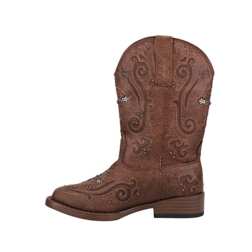 Roper Unisex-Child Faith-K Traditional Cowboy Boots3