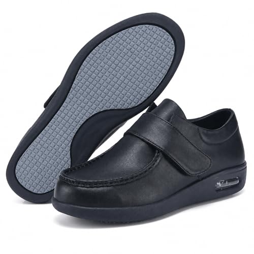 Zapatos Mujer Hombre Ajustables Extra Anchos para Pies Hinchados y Mayores