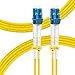 Produktbild FLYPROFiber 3 M OS2 LC auf LC LWL Glasfaser Patchkabel | Längenoptionen: 0,2m-200m, 1G/10GB Singlemode Duplex, 9/125 um SMF Kabel LSZH 3 Meter, 10 Packs