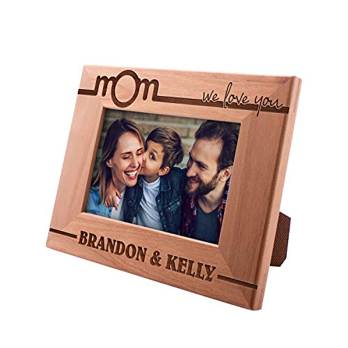 UnitedCraftSupplies Personalized Mom Picture Frames 4x6, 5x7, 8x10 Mom Photo Frame Mom-Mom Frame