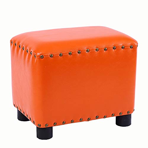 Coussin en éponge pour ce repose-pieds orange confortable - 2