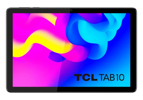 TCL 10 WIFI - 10.1 インチ HD タブレット、オクタコア、4GB RAM、MicroSD により 256GB まで拡張可能な 64GB メモリ、5500 mAh バッテリー、Android 11、グレー