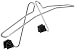Travelon Coat Rack for Car Seat, Steel, One Size