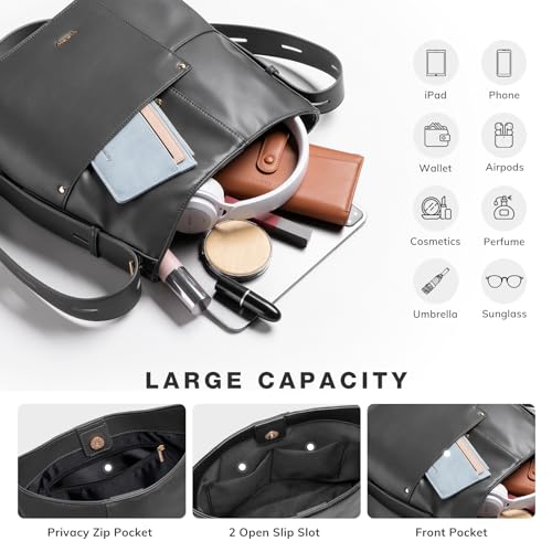 Image of Vulkitty Crossbody Bag Leather Hobo Crossbody Purse and Fashion Women Handbag Ladies New Chic Tote Shoulder Bags