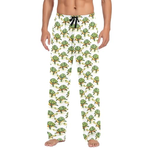 Sea Turtle Tortoise Men's Pajama Pant with Pocket S B04011762