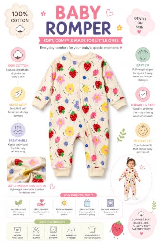 Image of TuddyBuddy 100% Cotton Romper /Bodysuit for Baby Boys