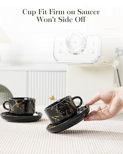 Juego de 4 tazas de espresso de porcelana por $19.99, antes $45.99