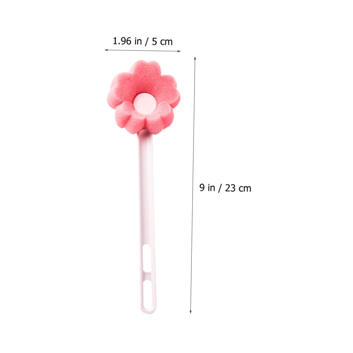 HEMOTON Sponge Cup Brush Sponge Bottle Cleaner Cup Cleaner Milk Bottle Brush Feeding Bottle Brush Cleaner Bottle Washing Sponge Brush Water Bottle Brush Bottle Scrubber Pink Plastic