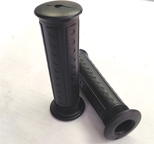 HK- Circle Style H Grips Black Compatible with ATV QUAD WATERCRAFT ATV RECON Kawasaki Brute Force Prairie BRUIN GRIZZLY KODIAK(7/8