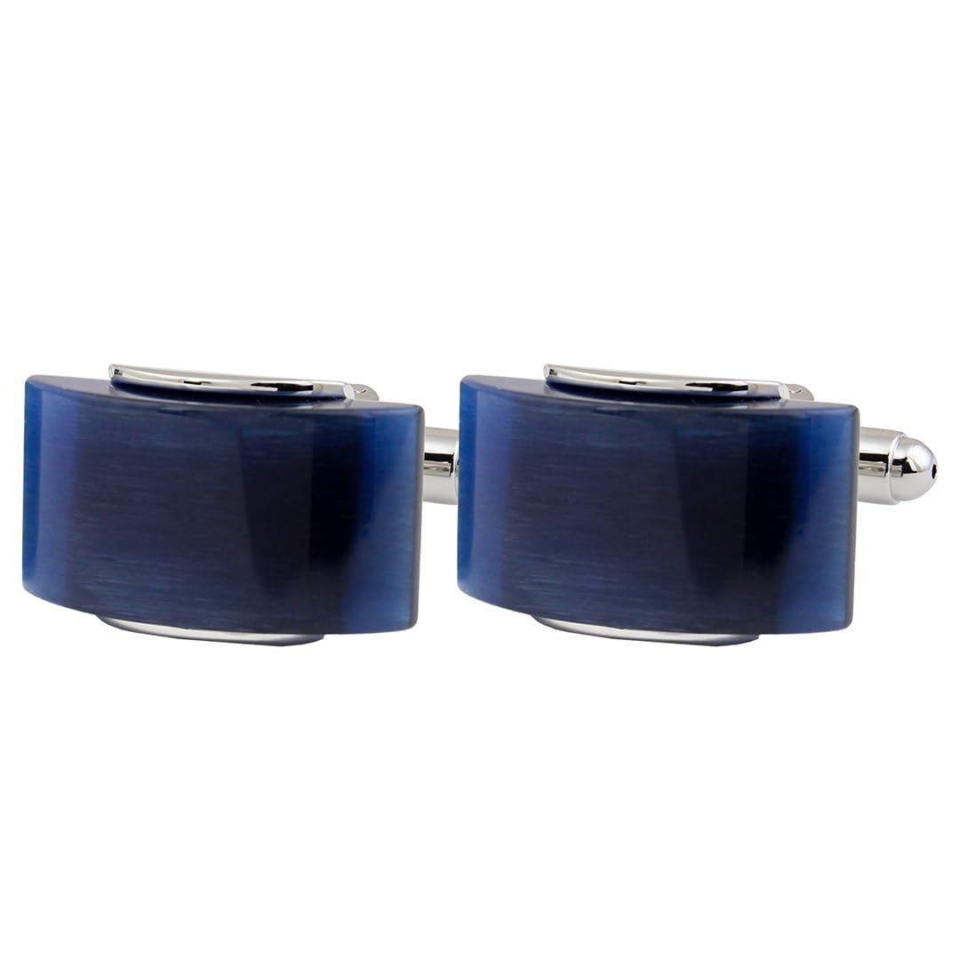 Peluche Stone Saga: Studded with Cats Eye Stone Cufflinks for Men (B01BOM6HB8) Amazon Price History, Amazon Price Tracker