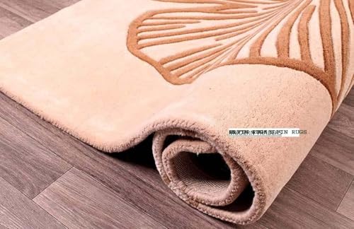 Image of OLEFIN Handmade Thick Woolen Anti Slip Carpet and Rugs for Living Room Bedroom Hall Dinning Room Kids Room