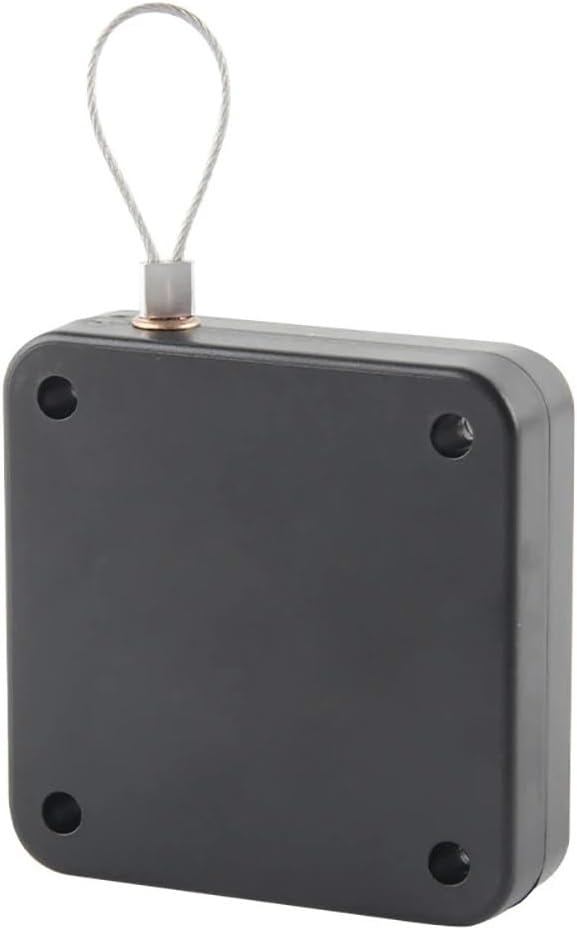 Door Closer Automatic Induction Thickened Pull Rope Closing Device Punch-Free Telescopic Sliding Door(1500)