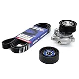 MAXWIN Serpentine Drive Belt Component Kit Fit 2007-2011 for Ford Focus 2.0L, 2010-2013 for Ford Transit Connect 2.0L