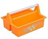 tragebox kuchen Maß: 40 x 29 cm TrendLine Tragekasten orange 39,6 x 29,4 cm, Alu-Griff Werkzeugkasten Tragebox