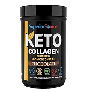 UPC 076635400508 product image for Superior Source Keto Collagen Protein Powder Chocolate (14 oz), Grass Fed Collag | upcitemdb.com