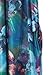 AmeriMark Women's & Women's Plus Abstract House Lounge Dress- Short Sleeve Gown Sleepwear for Ladies, Aqua Multi, 1X