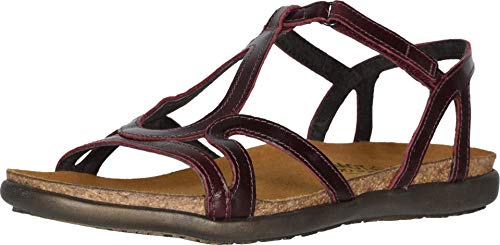 Image of NAOT Footwear Women's Dorith Sandal with Cork Footbed and Arch Support Footbed - Adjustable Sandal With Backstrap - Comfort and Support - Lightweight and Perfect for Travel - Narrow to Medium Fit