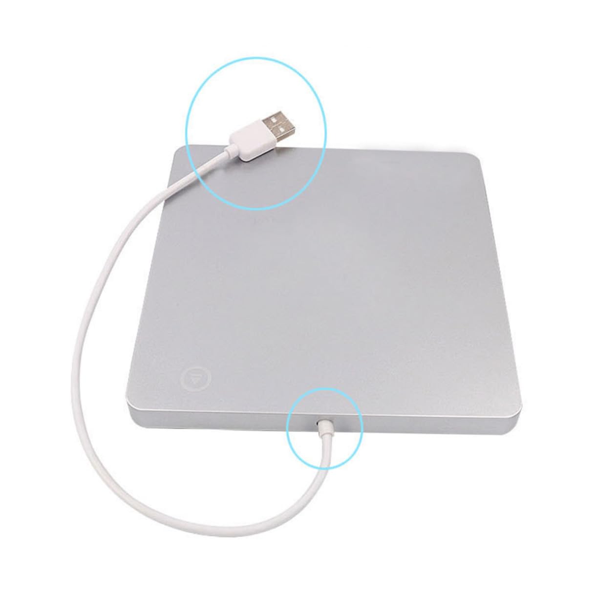 KOMBIUDA Esterna Dvd Rw per Laptop e Pc Masterizzatore USB con Design Caricamento Slot