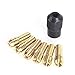 Price comparison product image CALISTOUK Durable Different Sandwich Sizes Brass Drill Collet 1.0/1.6/2.0/2.4/3.0/3.2 M8*0.75 Rotary Tool