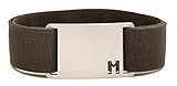 MagBelt. - Medium Black Belt/Silver Buckle