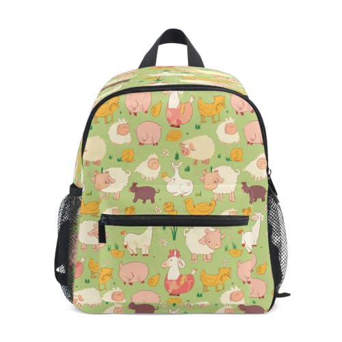 Sac à dos enfant animaux de la ferme pour école maternelle et préscolaire