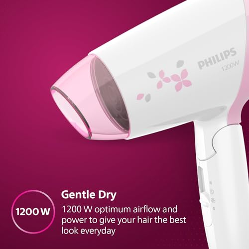 Philips Hair Dryer | Quick Gentle Drying with Thermoprotect Care | 1200 W | 3 Heat and Speed Settings with Cool Shots | HP8120/00 - Image 5