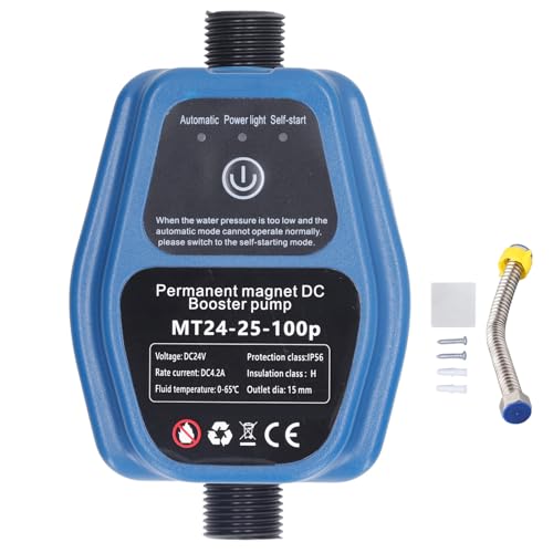 100W Water Pressure Booster Pump, 24V, 25L/min